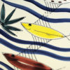 Ceramic dish with fish motives by Inger Waage, Stavangerflint Norway 1950s