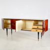 Italian Sideboard with Mirror, 1970s