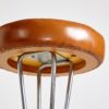 Leather Bar Stool by Piet Hein for Fritz Hansen, 1960s