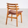 Set of 6 Danish J48 Dining Chairs by Poul M. Volther for FDB Møbler, 1950s Set of 6 Danish J48 Dining Chairs by Poul M. Volther for FDB Møbler, 1950s