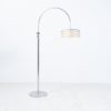 Silver Floor Lamp by Tamás Borsfay