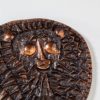 Bronze Lion Wall Ornament by Ottó Kopcsányi for Hungarian Craftsmanship Company, 1970s
