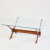 Condor Walnut Coffee Table by Fredrik Schriever-Abeln for Örebro Glas