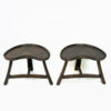 Norwegian Pine stool pair from Krogenæs Møbler 1970s