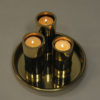 Norwegian Candleholder set of three by Saulo- Sulitjelma 1970s