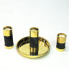 Norwegian Candleholder set of three by Saulo- Sulitjelma 1970s