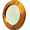Luxus Round Wall pine mirror 96cmD by Uno & Östen Kristiansson 1950`s Sweden Luxus Round Wall pine mirror 96cmD by Uno & Östen Kristiansson 1950`s Sweden