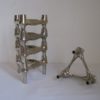 Set Of 5 , 1970s " Bmf " Modular Candle Holders Designed By Fritz Nagel & Ceasar Stoffi