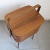 Mid Century Sewing Box With / Asystent / Side table. Teak 1960 / 70 S Mid Century Sewing Box With / Asystent / Side table. Teak 1960 / 70 S