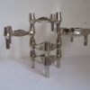 Set Of 5 , 1970s Bmf Silver Edition Modular Candle Holders Designed By Fritz Nagel & Ceasar Stoffi Germany Set Of 5 , 1970s Bmf Silver Edition Modular Candle Holders Designed By Fritz Nagel & Ceasar Stoffi Germany