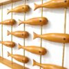 Wall Sculpture Teak. Rare large wall decoration. Denmark. Teak 1970