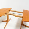 XL extendable table by Thonet with beautiful wear and tear