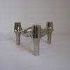 Set Of 5 , 1970s Bmf Silver Edition Modular Candle Holders Designed By Fritz Nagel & Ceasar Stoffi Germany Set Of 5 , 1970s Bmf Silver Edition Modular Candle Holders Designed By Fritz Nagel & Ceasar Stoffi Germany