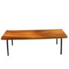Cherrywood bars bench, 1980s