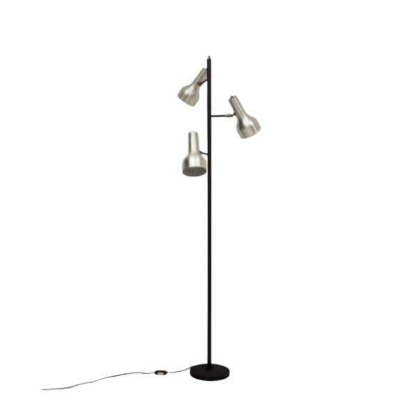 Dutch Chrome 3-Arm Floor Lamp, 1960s