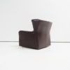 Midcentury leather wingback lounge- or clubchair