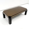 Belgo Chrome coffee table with 23KT gold striping Belgo Chrome coffee table with 23KT gold striping