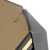 Belgo Chrome coffee table with 23KT gold striping Belgo Chrome coffee table with 23KT gold striping
