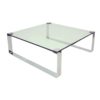 German Chrome & Glass Coffee Table, Model Klassik 1022 by Dr. Peter Draenert, 1960s