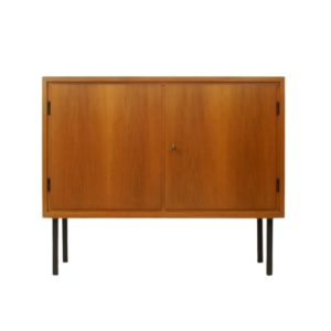 German Small Teak Sideboard by WK Möbel,1960s