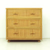 Spanish Rattan & Bamboo Chest Of Drawers, 1970s