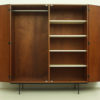 Dutch Teak & Metal Wardrobe • Model KU14 by Cees Braakman for UMS Pastoe, 1950s
