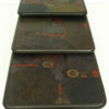 Set Of 3 German Brutalist Nesting Tables by Paul Kingma for C. Kneip, 1991