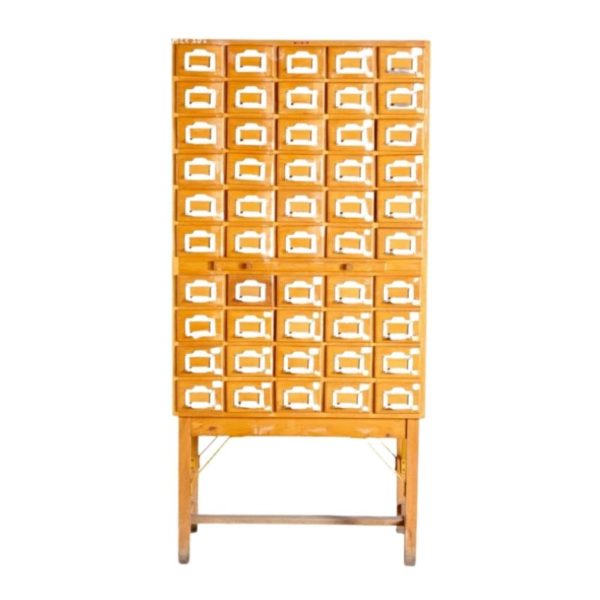 Library Card Cabinet, 1960s