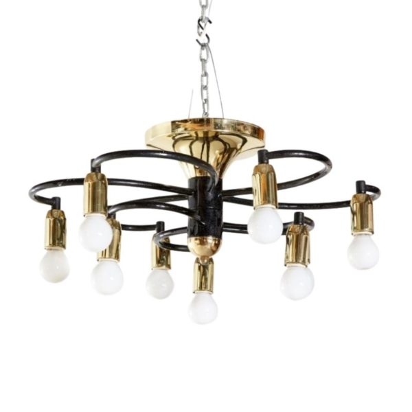 Model DL-66133/0 Chandelier from Peckal Leuchten, 1970s