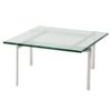 Model PK61 Glass Coffee Table by Poul Kjærholm for E. Kold Christensen, 1950s