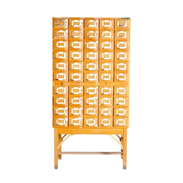 Oak Library Cabinet, 1960s