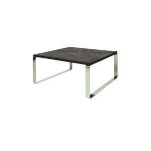 German Shale & Chrome Coffee Table • Model Primus by Dr. Peter Draenert for Draenert, 1960s
