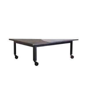 Triangular Granite Coffee Table on Castors by Rei Kawakubo for Pallucco, 1985