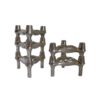 Set Of 5 , 1970s " Bmf " Modular Candle Holders Designed By Fritz Nagel & Ceasar Stoffi