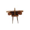Mid Century Sewing Box With / Asystent / Side table. Teak 1960 / 70 S Mid Century Sewing Box With / Asystent / Side table. Teak 1960 / 70 S
