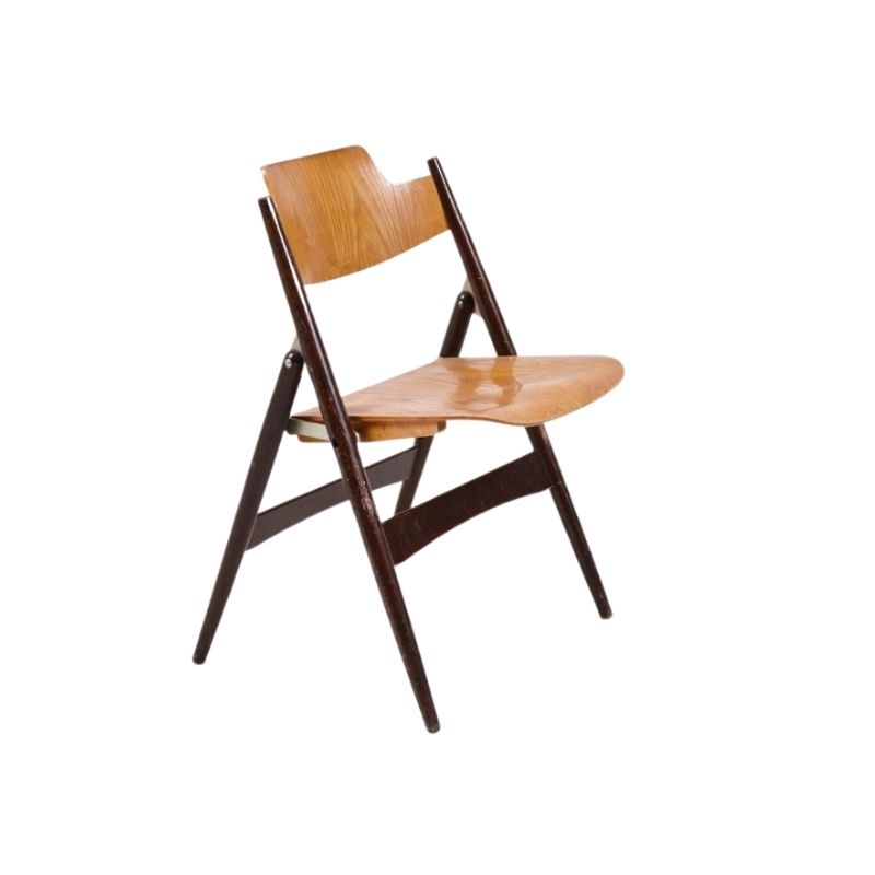 Model SE18 Foldable Chair by Egon Eiermann for Wilde+Spieth