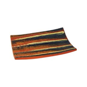 Swedish Terracotta vintage plate by Thomas Hellström for Nittsjö Keramik 1960s