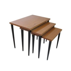 Set Of 3 Flower Bed / small table 1960