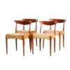 Set of 4 Teak Dining Chairs by Arne Olsen Hovmand, 1960s