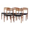 Set of 5 Rosewood Dining Chairs by Carl Ekström for Albin Johansson & Söner, 1960s