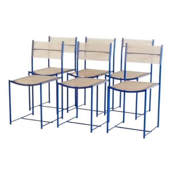 Spaghetti Side Chairs by Giandomenico Belotti for Alias, 1970s, Set of 6