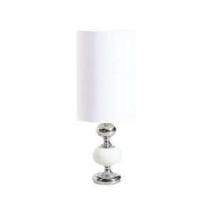 White Chrome Floor or Table Lamp, 1960s