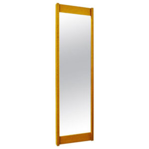 Vintage Oak Wallmirror by Aktuell Form AB - Sweden 1960s