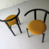 Set of 2 Post-Modern armchairs, 1980s