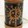 Tablelamp in brown glazed ceramics by Carl Harry Stålhane - Sweden 1960s