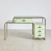 Bauhaus Style Green Work Room Set from Ideal Tubular Furniture Factory, 1930s