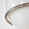 White Glass Wall Sconce by Tibor Újházi, 1970s