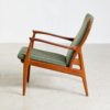 Danish Teak & Upholstery Armchair by Erik Andersen & Palle Pedersen for Horsnaes Møbler, 1960s