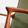 Danish Teak & Upholstery Armchair by Erik Andersen & Palle Pedersen for Horsnaes Møbler, 1960s