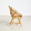 Shell Shaped Rattan Garden Chair, 1970s